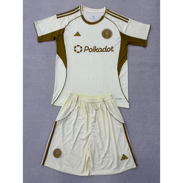 2025/26 Inter Miami Special Edition Khaki Fans Kids Soccer jersey