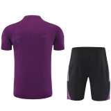 2025/26 Man Utd Purple Training Shorts Suit