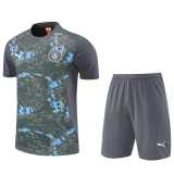 2025/26 Man City Gray Training Shorts Suit