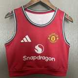 2025/26 Man Utd Red Yoga Vest Training Shirts