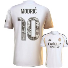 2025/26 R MAD Home MODRIC #10 Print Picture Number Fans Soccer jersey