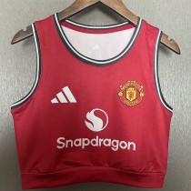 2025/26 Man Utd Red Yoga Vest Training Shirts