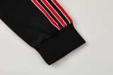 2025/26 Man Utd Black Red Tracksuit