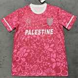 2025 Palestine Special Edition Pink Fans Soccer jersey