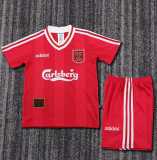 1995/96 LIV Home Retro Kids Soccer jersey