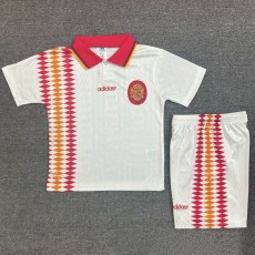 1994 Spain Away Retro Kids Soccer jersey