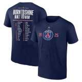 2025/26 PSG Royal blue High Quality Casual Cotton T-shirt