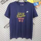 2025/26 BAR Royal blue CAMPIONS High Quality Casual Cotton T-shirt
