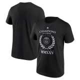 2025/26 PSG Black Casual Cotton T-shirt
