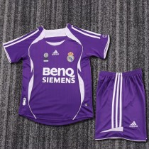 2006/07 R MAD Away Retro Kids Soccer jersey