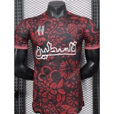 [PLAYER] 2025 Palestine Special Edition Red Black Player Soccer jersey
