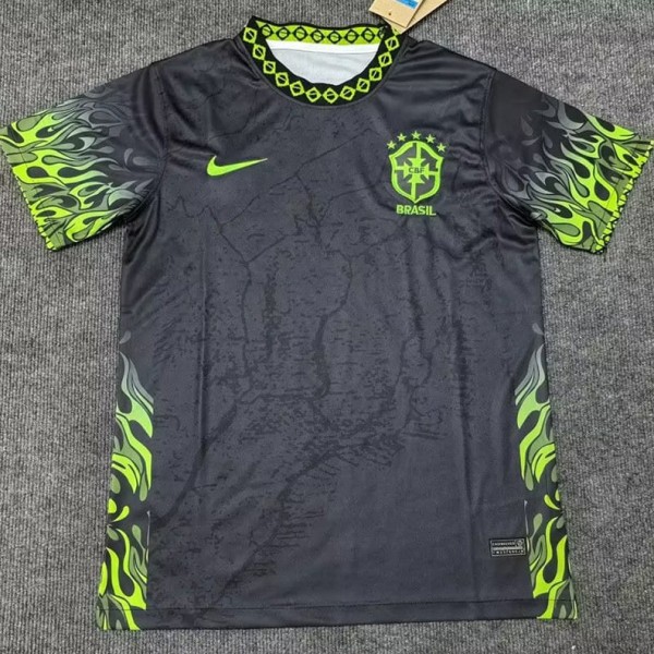 2025 Brazil Black Training Shirts