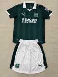 2025/26 Plymouth Argyle FC Home Fans Kids Soccer jersey