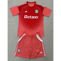 2025/26 Aston Villa GKO Fans Kids Soccer jersey