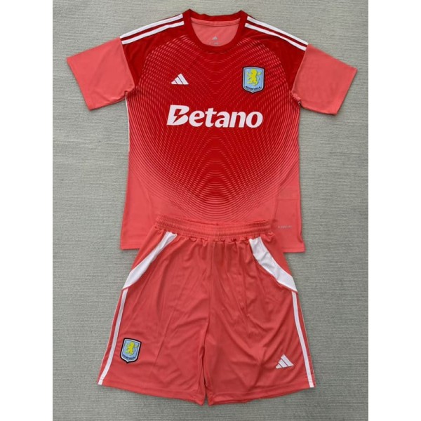 2025/26 Aston Villa GKO Fans Kids Soccer jersey