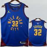 2022/23 NUGGETS GORDON #32 Blue Top Quality Hot Pressing NBA Jerseys