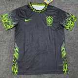 2025 Brazil Black Training Shirts