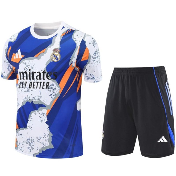 2025/26 R MAD White blue Training Shorts Suit