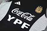 2025/26 Argentina Black Tank top Training Shorts Suit