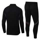 2025/26 Ajax Black Half Pull Tracksuit