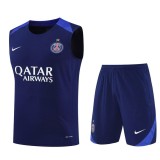 2025/26 PSG Royal blue Tank top Training Shorts Suit