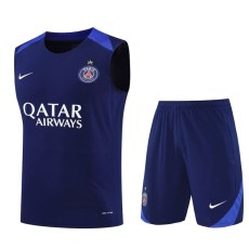2025/26 PSG Royal blue Tank top Training Shorts Suit