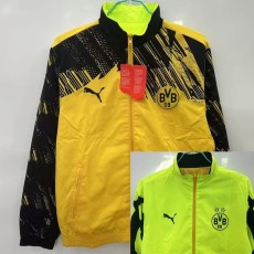 2025/26 Dortmund Yellow & Fluorescent Green Double Sided Windbreaker