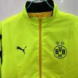 2025/26 Dortmund Yellow & Fluorescent Green Double Sided Windbreaker