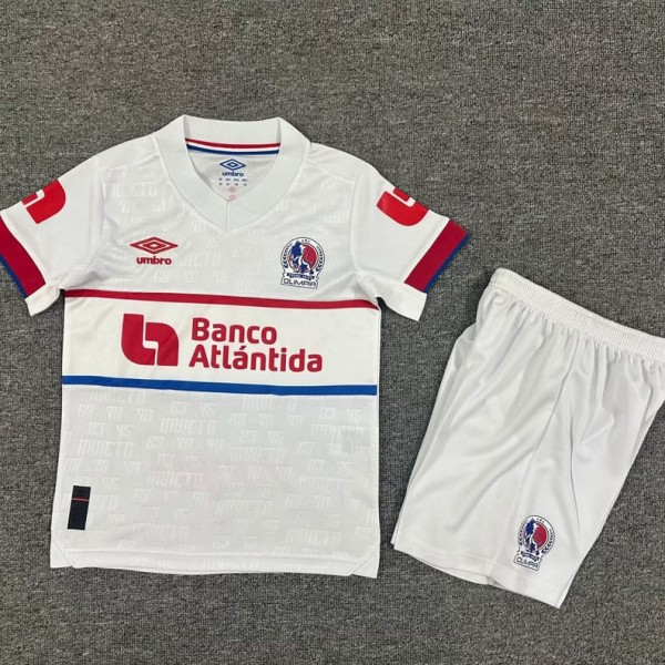 2025/26 CD Olimpia Home Fans Kids Soccer jersey