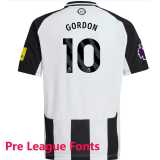 2025/26 Newcastle Home Fans Long Sleeve Soccer jersey