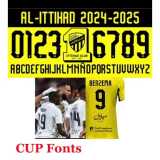 2025/26 Al Ittihad FC Black Player Training Shirts