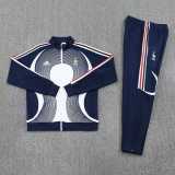 2025 France Dark Blue Tracksuit