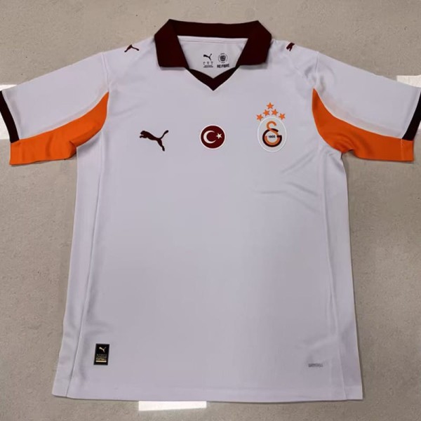 2025/26 Galatasaray SK Away White 五星 Fans Soccer jersey