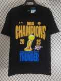 2025 WQD NBA Black Champions High Quality Casual Cotton T-shirt