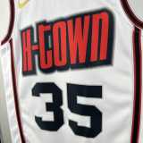 2024/25 ROCKETS DURANT #35 City Edition Top Quality Hot Pressing White NBA Jerseys