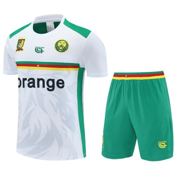 2025/26 Cameroon White Training Shorts Suit