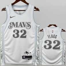 2024/25 MAVERICKS FLAGG #32 City Edition Top Quality Hot Pressing White NBA Jerseys