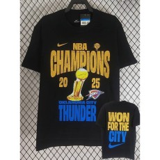2025 WQD NBA Black Champions High Quality Casual Cotton T-shirt