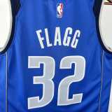2022/23 MAVERICKS FLAGG #32 Top Quality Hot Pressing Blue NBA Jerseys