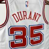 2023/24 ROCKETS DURANT #35 City Edition Top Quality Hot Pressing White NBA Jerseys