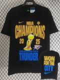 2025 WQD NBA Black Champions High Quality Casual Cotton T-shirt