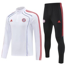2025/26 Bayern White Half Pull Tracksuit