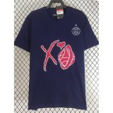 2025/26 PSG Royal blue XO High Quality Casual Cotton T-shirt