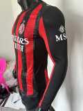 [PLAYER] 2025/26 ACM Home Red Player Long Sleeve Soccer jersey