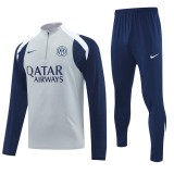 2025/26 INT Gray Half Pull Tracksuit