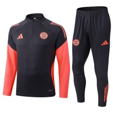 2025/26 Bayern Black Half Pull Tracksuit