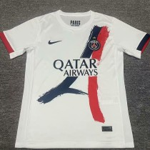 2024/25 PSG Away(with star) White Fans Soccer jersey