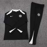 2025/26 CHE Black Half Pull Tracksuit