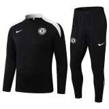 2025/26 CHE Black Half Pull Tracksuit