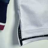 1997/98 Man City Away White Retro Long Sleeve Soccer jersey
